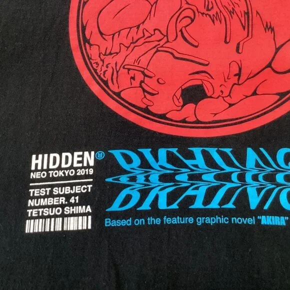 Rare Champion × HIDDEN Hidden Ny x Brainchild neo Tokyo akira tee Size XL